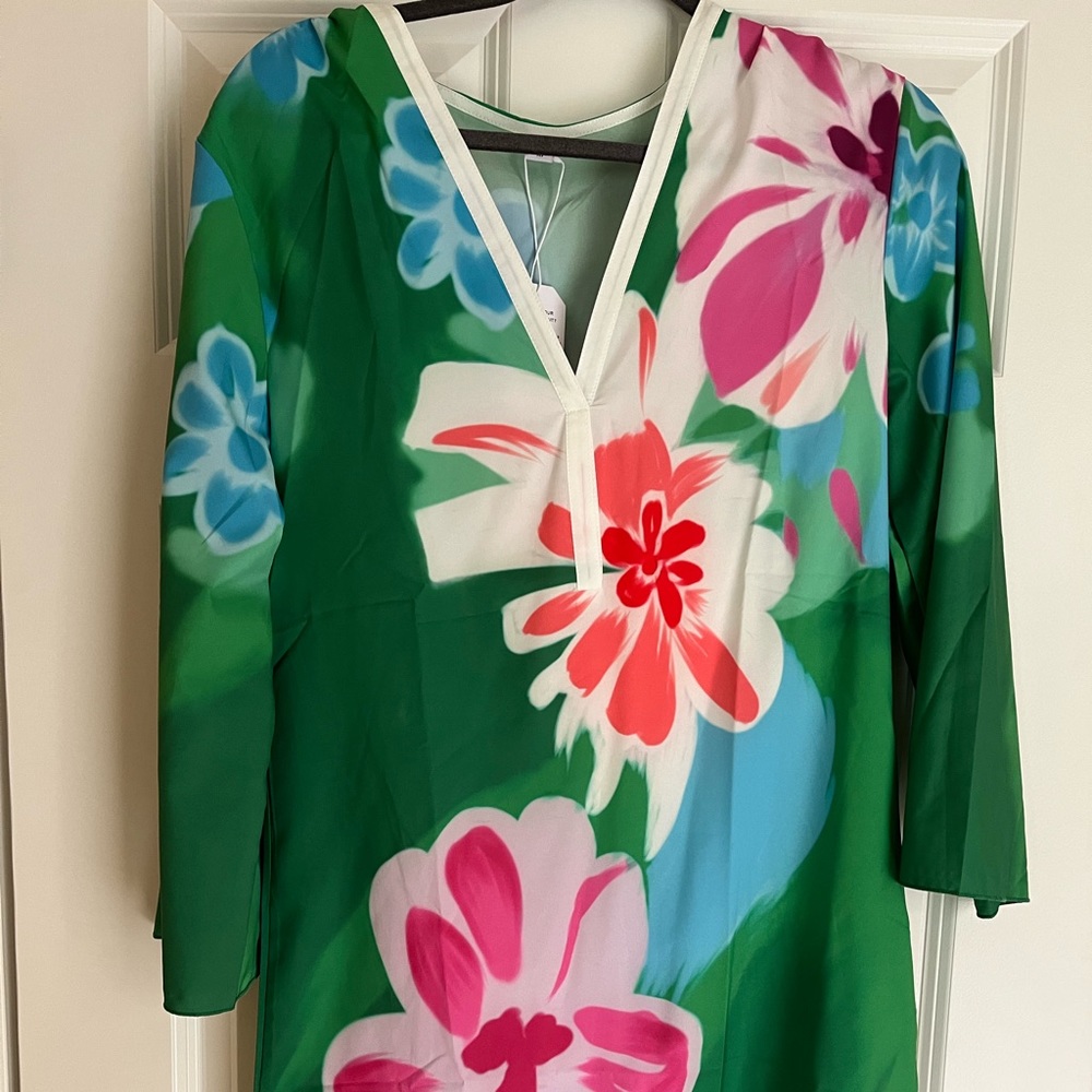 Recycled fabric cover-up